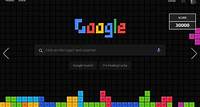 Google Tetris Effect - elgooG