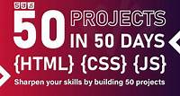 50 Projects In 50 Days - HTML, CSS & JavaScript Course