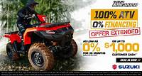 Suzuki - KingQuad - As Low As 0% APR* Or Up To $1,000 Customer Cash**