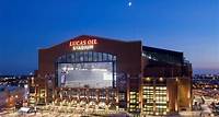 7. Lucas Oil Stadium Lucas Oil Stadium is a state-of-the-art, 67,000-seat, retractable roof, multi-purpose stadium featuring spectacular views of the Indianapolis skyline.