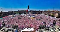 Unas 95 mil personas asistieron a la ‘Marea Rosa’ en el Zócalo, según SSC capitalina