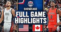 CANADA vs USA | USAB SHOWCASE | FULL GAME HIGHLIGHTS | July 10, 2024