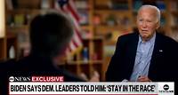 US-Präsident Biden über Rücktritt: „Gott muss mich schon bitten“