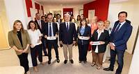 Albert de Monaco et Camille Gottlieb inaugurent des locaux de la Croix-Rouge