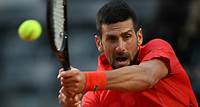Novak Djokovic OK after being struck in head with metal water bottle in Rome
