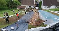 Einsatz nach Erdrutsch in Gaggenau beendet - Häuser weiter unbewohnbar