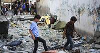 Israel war on Gaza live: 13 killed in Israeli attack on UNRWA-run school