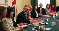 'Call me Keir': Starmer goes informal at No10 press conference by chuckling at new PM title - but hints at tax raids and plans for softer prisons after chairing first Cabinet ...