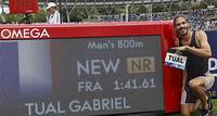 Meeting de Paris | Gabriel Tual après son nouveau record de France : "Je n'ai plus qu'une case à cocher... à Paris 2024"