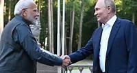 India's Modi on visit to Moscow appreciates 'dear friend' Putin