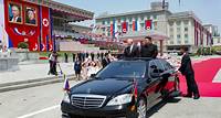 Putin and Kim Jong-un exchange gifts including luxury limousine and hunting dogs
