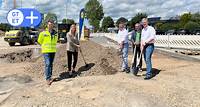 Kreisverkehr in Duderstadt: Bau an Industriestraße und Feilenfabrik gestartet