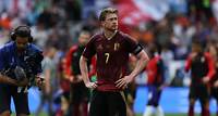 De Bruyne não garante permanência na seleção da Bélgica após eliminação na Euro
