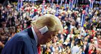 Republikaner-Parteitag: Als Trump mit Verband am Ohr erscheint, skandiert die Menge „Kämpft“