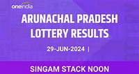 Arunachal Pradesh Lottery Singam Stack Noon Winners Announced For June 29