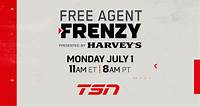 TSN Kicks Off NHL Free Agency with the Annual FREE AGENT FRENZY Special, July 1