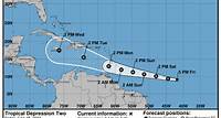 Tropical Depression forms with track toward Caribbean. It could be season’s first hurricane