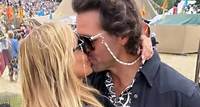 Louise Redknapp seen kissing new man Drew at Glastonbury and fans say she's never looked happier