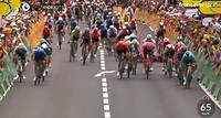 Tour de France, 5e étape : énorme chute de Mads Pedersen dans le final, Axel Zingle saute à vélo pour l’éviter
