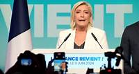 "Bardella a posé des lignes rouges": Le Pen estime que le titre de "chef des armées" de Macron n'est qu'"honorifique"