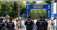 2000 Polizisten bei EM-Halbfinale in München: Fans stimmen sich in Biergarten ein – Wetter-Experten warnen