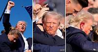 Das Trump-Attentat in Bildern: Schüsse, Chaos und ein blutender Ex-Präsident