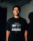 Oversize T-Shirt „This is Hamburg“ Schwarz