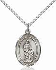 St Anne Medal – Sterling Chain – Medium, Engravable