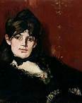 MANET Edouard Portrait de Berthe Morisot étendue