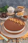 Cheesecake al caramello, arachidi e cioccolato