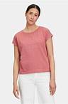 RUNDHALS-MIT PLACEMENT - T-Shirt print - patch pink pink