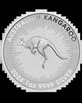 2024 1 oz Australia Kangaroo .9999 Silver BU Coin