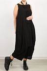 rundholz black label - Kleid in Ballonform aus Viskose ärmellos black 330,00 EUR