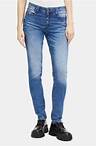 Jeans Slim Fit - blue used denim