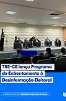 TRE-CE lança Programa de Enfrentamento à Desinformação Eleitoral Evento foi realizado na sede do TRE e contou com a presença do docente em