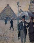CAILLEBOTTE Gustave Rue de Paris. Temps de pluie