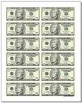 $10 Printable Money