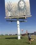 Colby, KS - Wheat Jesus Billboard