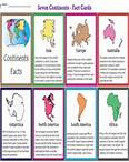 Seven Continents | Fact Cards