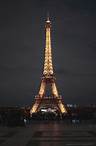 Free Eiffel Tower At Night Stock Photo