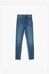 SUPER HIGH-WAIST - Jeans Skinny Fit - light blue denim