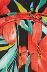 LTS Tall Women's Black Floral Print V-Neck Sleeveless Maxi Dress | Long Tall Sally
