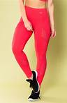 Calça legging energy com recortes em tela onça rosa - DlkModas