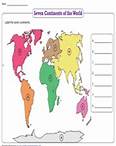 Continents of the World | Labeling