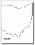 printable Ohio outline map