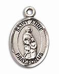 St Anne Tiny Charm – Sterling Silver