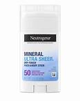 Ultra Sheer® Face & Body Mineral Sunscreen Stick SPF 50 | Neutrogena®
