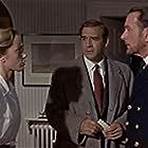 Robert Brown, Josephine Griffin, and Clifton Webb in The Man Who Never Was (1956)