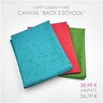 3 x 1m CANVAS Paket BACK 2 SCHOOL 38,99€ / m