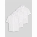 Buy White Teen Short Sleeve Shirts 3 Pack 17 years | School shirts | Tu